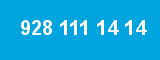 928 111 14 14